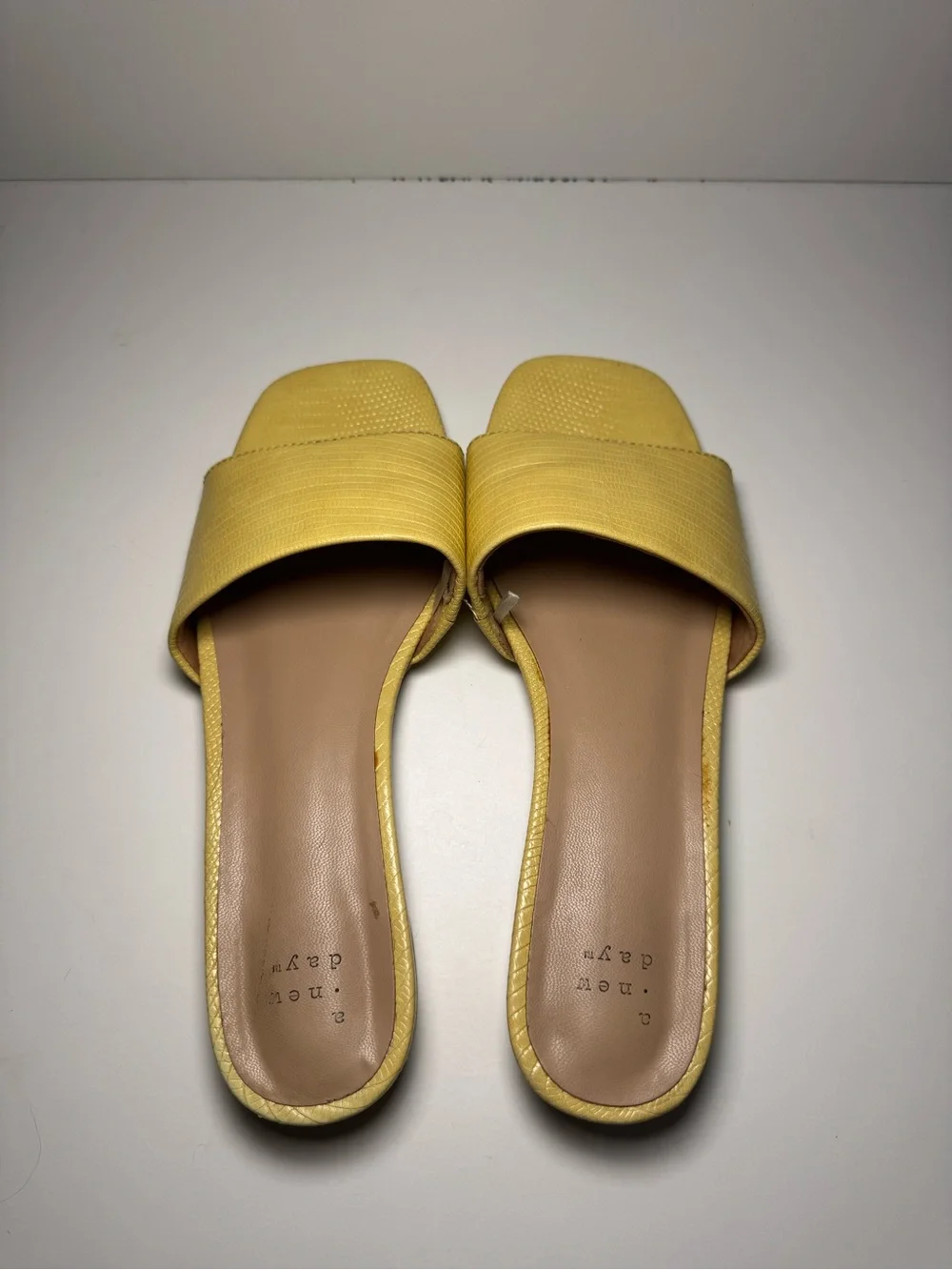 Target Yellow Women's Slide Sandals